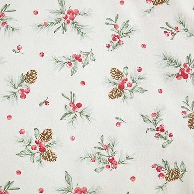 Laura Ashley Pinecone Berries Green King Comforter Set
