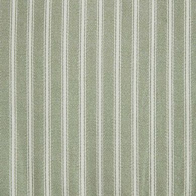 Laura Ashley Tonias Ticking Stripe Green King Comforter Set