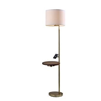 ADESSO Wireless Charging Task Floor Lamp with Table