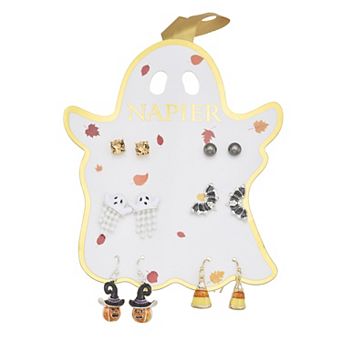 Napier 6-Pack Halloween Earrings Set