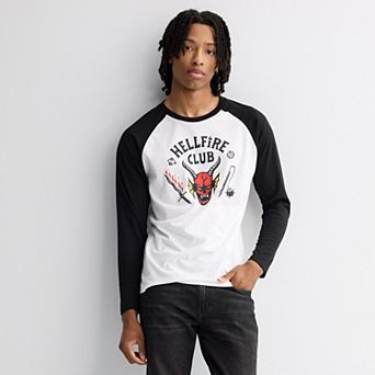 Men's Stranger Things Hellfire Club Long Sleeve Graphic Tee