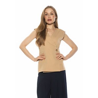 Women's ALEXIA ADMOR Sleeveless Vest Jacket