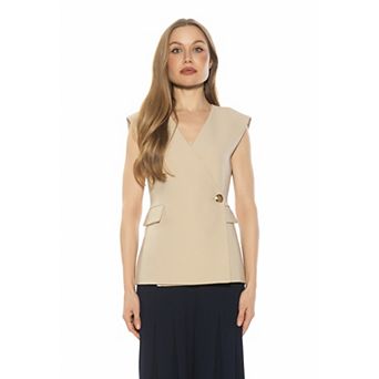 Women's ALEXIA ADMOR Sleeveless Vest Jacket