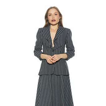 Women's ALEXIA ADMOR Tau Scrunched Sleeve Blazer
