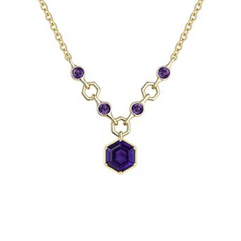 MASTERPIECE Sterling Silver Gemstone Necklace