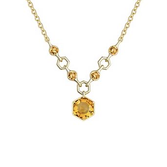 MASTERPIECE Sterling Silver Gemstone Necklace