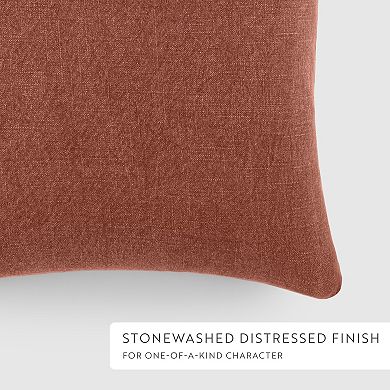 Home Collection Stonewashed Distressed Throw Pillow Cover