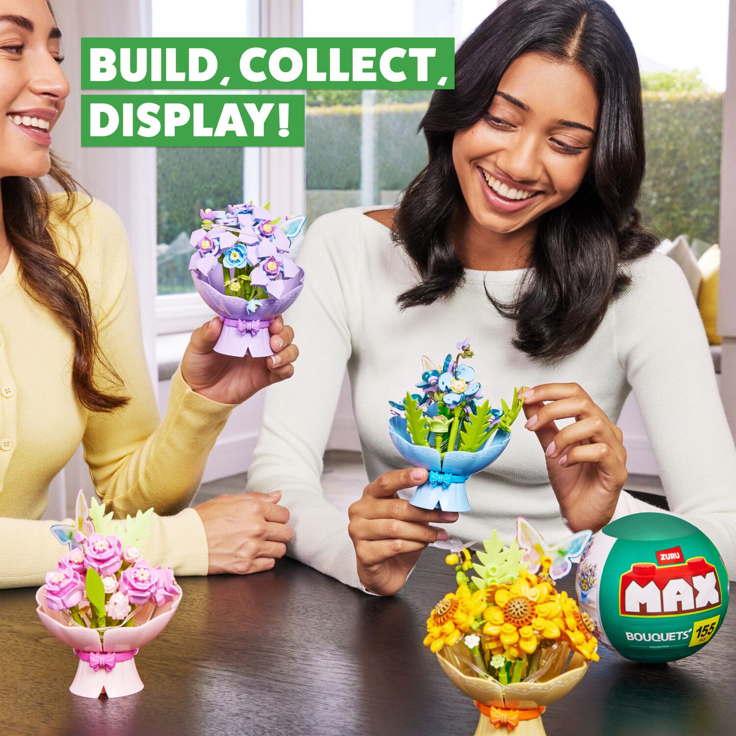 Детские конструкторы ZURU Max Bouquets 155 pc Building Collection — фото 2