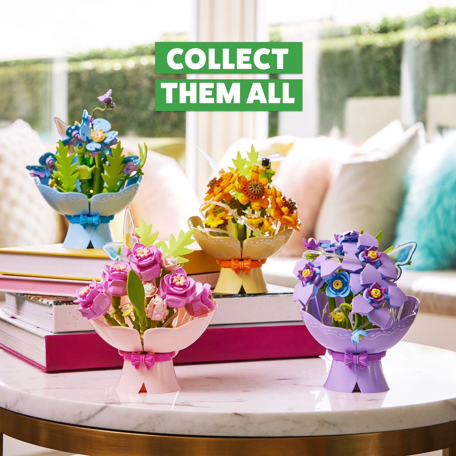 Детские конструкторы ZURU Max Bouquets 155 pc Building Collection — фото 6