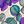 Purple Teal Floral