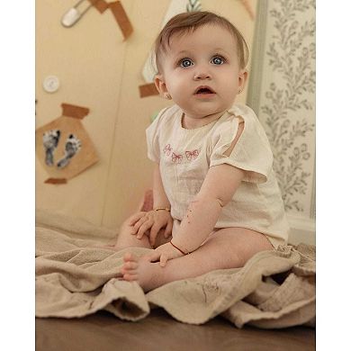 2 Piece Baby Girls "The Most Perfect Bows" 100% Cotton Bloomer Set