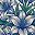 Blue Green Floral