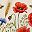 Red Poppy Floral