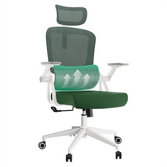 Loheer High Back Ergonomic Mesh Office Chair with Adjustable Headrest and Lumbar Support