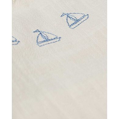 2 Piece Baby and Toddler "Set The Sail" 100% Cotton Bloomer Set