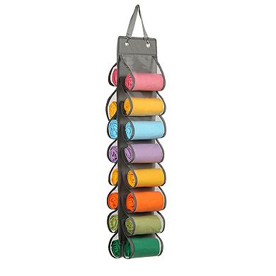 Hanging Closet Organizer Storage Bag Double Sided Storage for Socks Space Saving Closet Organizer