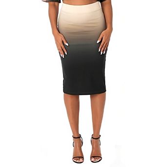 Women's Ombre Perfect Pencil Skirt