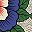 Blue Tropical Floral