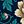 Navy Floral Peony