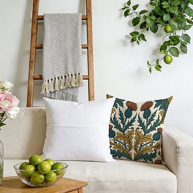 William Morris Throw Pillow Cover, 18" Cushion Cover Botanical Floral Art Home Decor