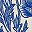 Blue Poppy Floral