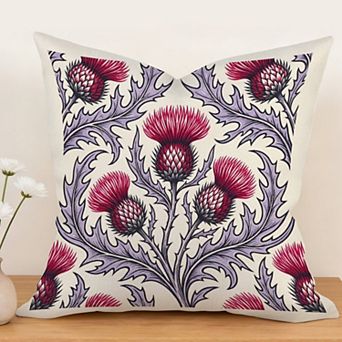 William Morris Throw Pillow Cover, 18" Cushion Cover Botanical Floral Art Home Decor