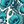 Teal Fox Floral