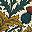Teal Gold Thistle