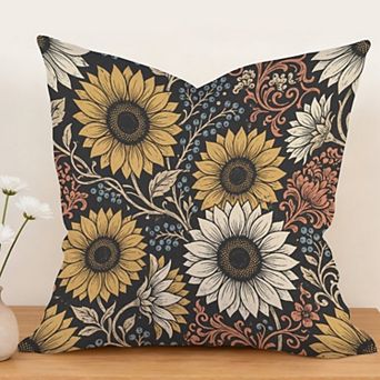 William Morris Throw Pillow Cover, 18" Cushion Cover Botanical Floral Art Home Decor