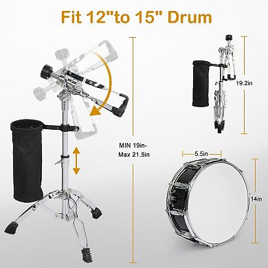 Marching Snare Drum Set with Stand, Bag,Drumsticks