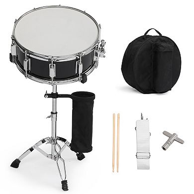 Marching Snare Drum Set with Stand, Bag,Drumsticks