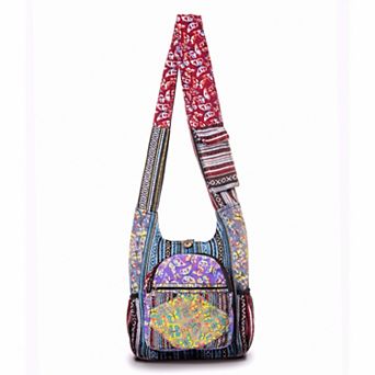 Kathmandu Collection Butterfly Design Hobo Bag