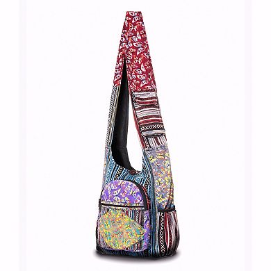 Kathmandu Collection Butterfly Design Hobo Bag