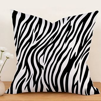 Outdoor Decorative Throw Pillow Cover, 18", Waterproof Cotton Linen Fabric Pillowcase