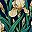 Navy Iris Floral