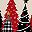 Red Holiday Pine