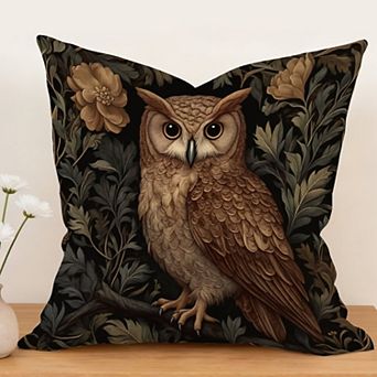 Outdoor Decorative Throw Pillow Cover, 18", Waterproof Cotton Linen Fabric Pillowcase