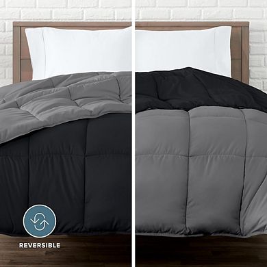 Reversible Down Alternative Comforter, Ultra Soft, All-Season Warmth
