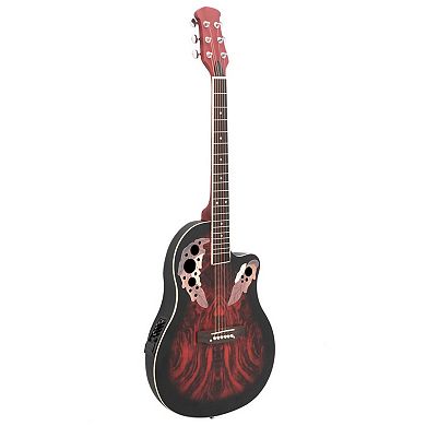 Full-Size Cutaway Acoustic-Electric Guitar with Spruce Top, EQ Pickup