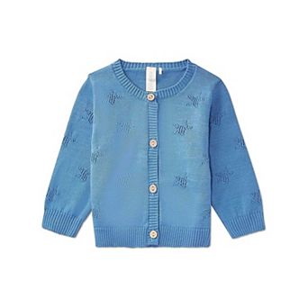 Baby and Toddler Boys Star Pattern 100% Cotton Cardigan