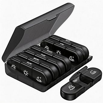 Splendid Frame Weekly Pill Organizer 3 Times a Day