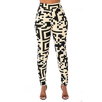 Women's QR Print Cuffed Legging