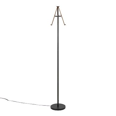 Loheer Modern Swivel Floor Lamp with Metal Base