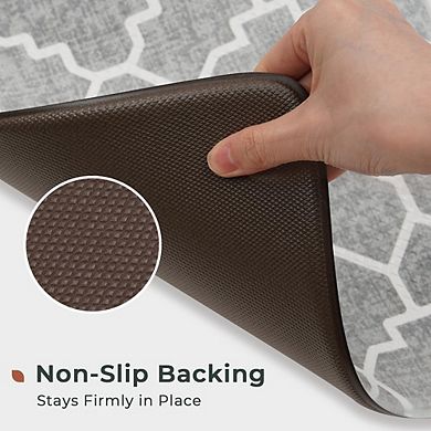Anti Fatigue Kitchen Mat Set Cushioned Waterproof Non Slip Boho Floor Rugs