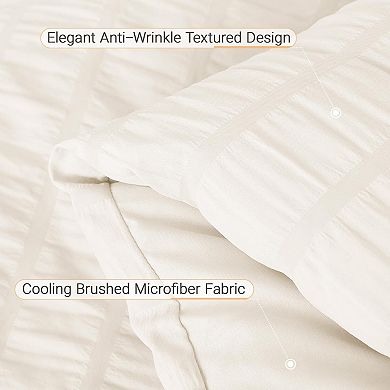All Season Queen Size Bed in a Bag 7 Pieces Comforter Set with Sheets, Pillowcases & Shams