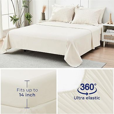 All Season Queen Size Bed in a Bag 7 Pieces Comforter Set with Sheets, Pillowcases & Shams