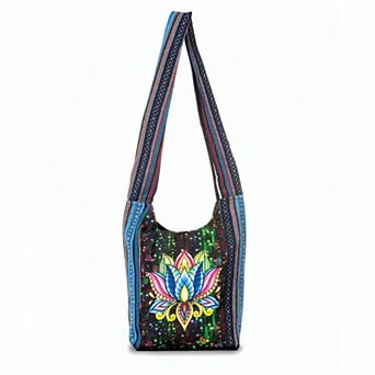 Kathmandu Collection Lotus Handmade Hobo Bag