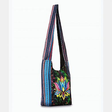 Kathmandu Collection Lotus Handmade Hobo Bag