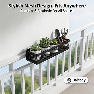 Splendid Frame Hanging Storage Baskets Organizer Wall Mount