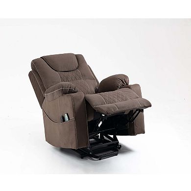 Oversized Power Lift Recliner, 400lbs, Massage and Heat